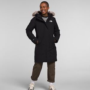 The North Face Women's Black Ski Jacket with Fur Hood